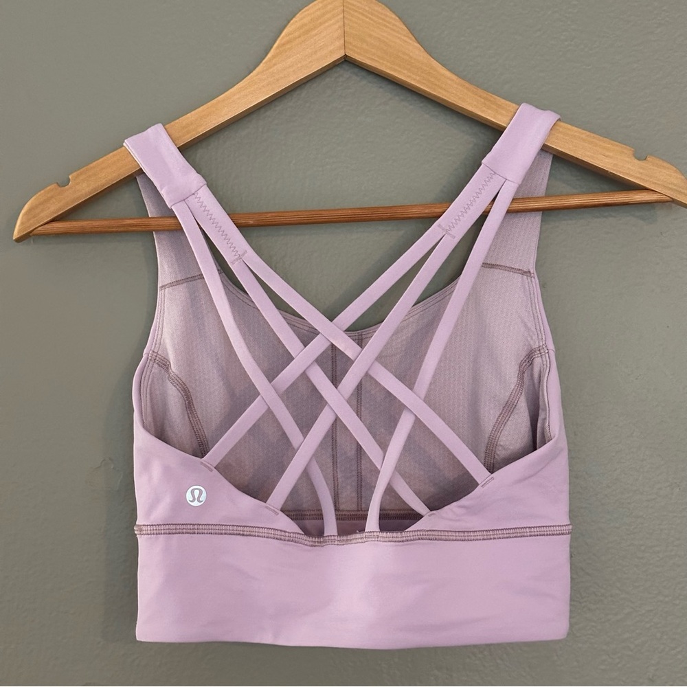 lululemon athletica Light Purple Strappy Sports Bra